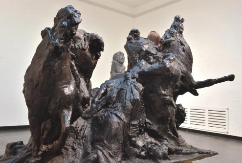 “新疆天马国际雕塑艺术展”展出的作品