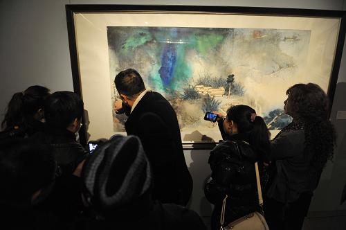 江山万里—张大千艺术展在京正式开幕