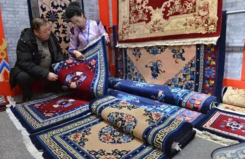 阿拉善地毯织造技艺