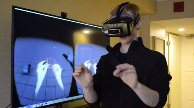 Leap Motion最新推出的交互引擎可现实VR输入