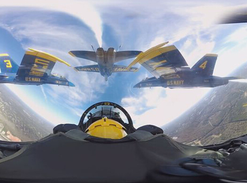 360度飞行特技全景视频