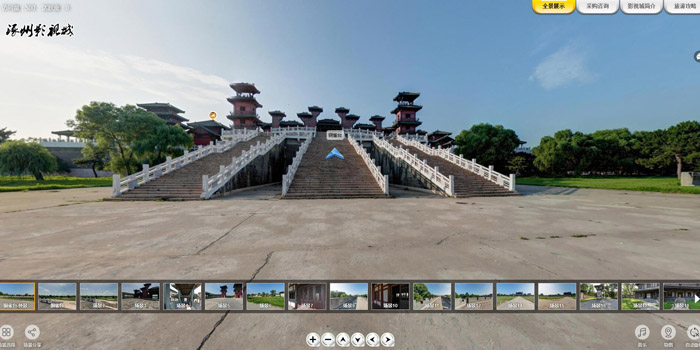 复刻的历史—涿州影视城全景图