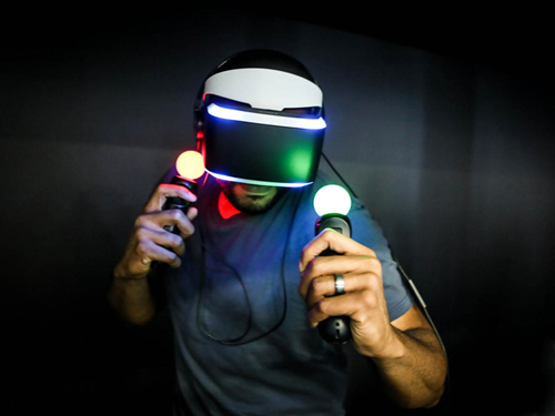 索尼游戏虚拟现实头盔