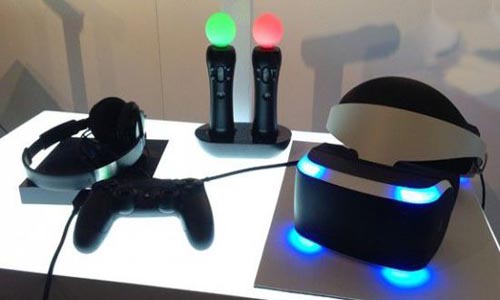 游戏虚拟现实头盔sony