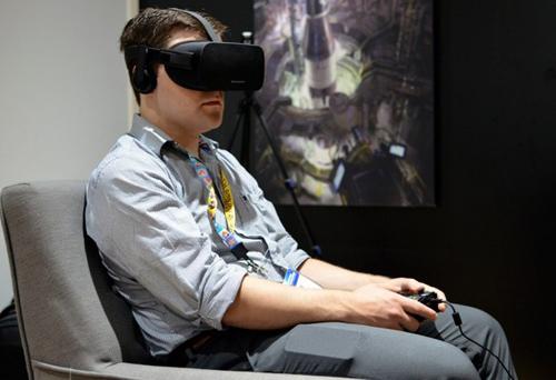虚拟VR头盔游戏