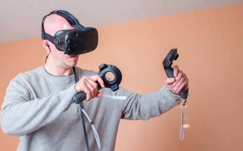 VR虚拟头盔游戏
