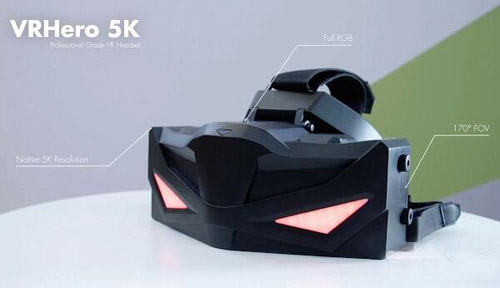 5K VR头显全新亮相 主打高端商业用途
