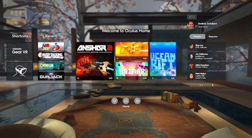 今年Oculus Home将带来更新 内容更丰富