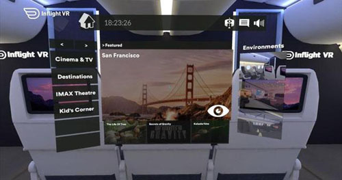 Inflight VR打造机上VR娱乐系统 给用户带来新体验