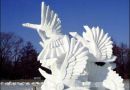 第25届哈尔滨太阳岛国际雪雕艺术博览会于今天在哈尔滨太阳广场开幕