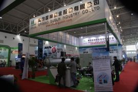 青岛园林实业参加2014北京国际环保、环卫与市政清洗设备设施展览会