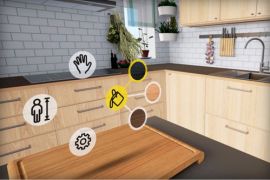 利用VR虚拟现实体验宜家厨房