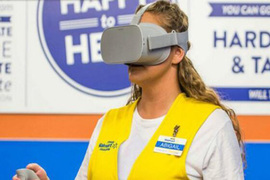 沃尔玛分店投放VR一体机 用以进行员工培训
