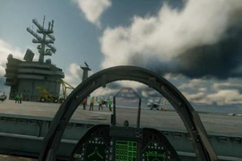 《皇牌空战7：未知空域》虚拟现实模式截图