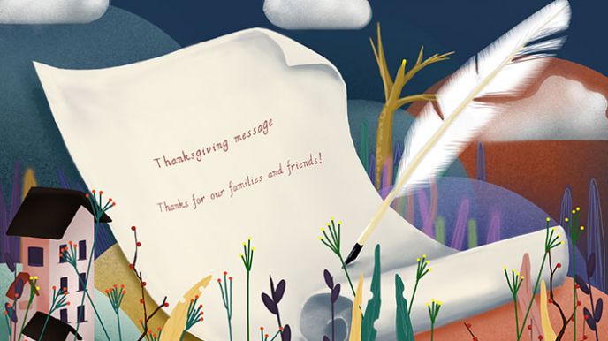 感恩节里说感恩 写给大家的一封感谢信