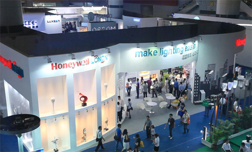此前举办的郑州照明展览会