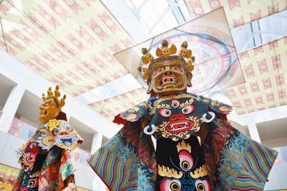 西藏面具艺术展
