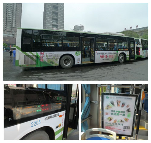 公交车车身和框架广告