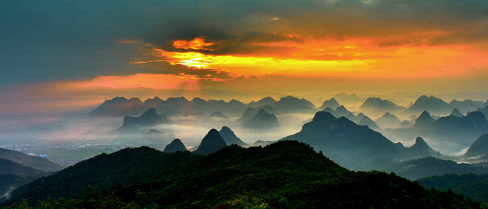 桂林全景图片