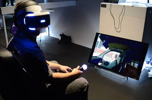 索尼虚拟现实技术游戏