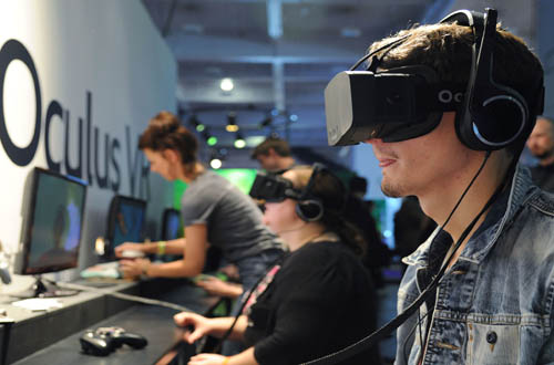 VR虚拟现实头盔oculus rift
