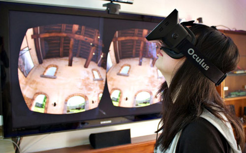 虚拟VR头盔游戏