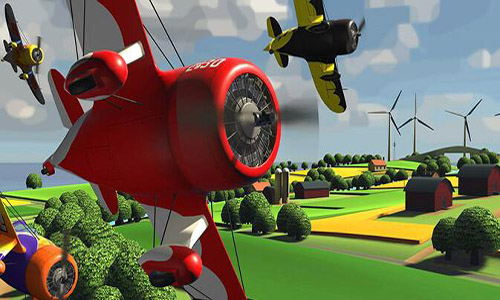 虚拟现实飞行模拟游戏