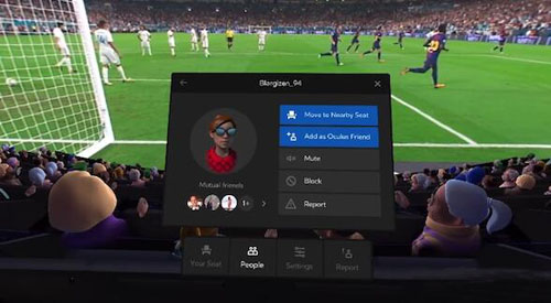 Oculus Venues正式发布 体验一站式VR娱乐活动
