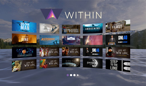 VR初创公司Within推出基于WebVR的内容网站
