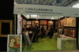 文士商贸参加2014北京艺术与框业展览会