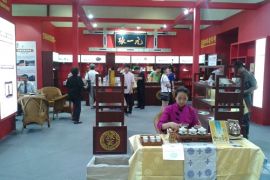 张一元茶叶参加2014北京国际茶业展