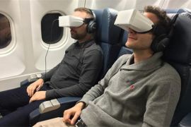 法国航空公司将虚拟现实头盔电影带上飞机