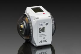 柯达推出全新便携式4K全景VR相机
